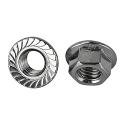 RYSUPPLY® Sechskantmuttern mit Flansch aus Edelstahl | M3 bis M12 | DIN 6923