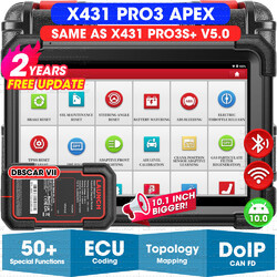 2025 LAUNCH X431 PRO3S APEX V5.0 OBD2 Diagnosegerät Auto Scanner ECU Codierung