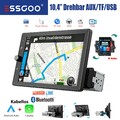 Autoradio 1 DIN Funk Carplay Android Auto Mit Drehbarer Bildschirm USB Bluetooth