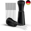Foonii Wdt Tool, Abnehmbar Kaffee Distributor mit Ständer mit 7 Espresso Nadel 