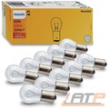 GLÜHLAMPE PHILIPS P21W 12V 21W BA15s VISION BLINKLEUCHTE BREMSLICHT 10x STÜCK