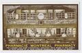 KANADA Montreal The Montreal Apotheke Laden vorne Vintage Chemiker Postkarte F3