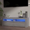TV-Schrank mit LED-Beleuchtung Lowboard Fernsehschrank Fernsehtisch Sideboard