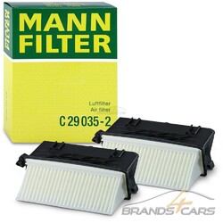 MANN LUFTFILTER FÜR MERCEDES W204 CLS C218 W212 W213 W463 X164 X166 W166 W251# # # LUFTFILTERSATZ MIT ZWEI FILTER # # #