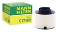 Luftfilter MANN-FILTER C 17 009 für AUDI A4 Avant (8K5, B8) Q5 (8RB)