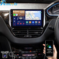 KAM+ Carplay 4+64GB Android 13 Autoradio GPS Navi für Peugeot 208/2008 2012-2018