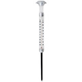 Grundig LED Solar Außen-Thermometer beleuchtet Garten-Termometer mit Erdspieß