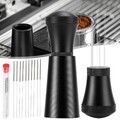 Wdt Tool,Abnehmbar Kaffee Distributor mit Ständer mit 7 Espresso Nadel 0.3mm