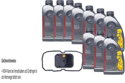 10 L Getriebeöl MB 236.14 DENCKERMANN Getriebeölfilter für Mercedes-Benz