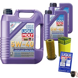 MANN-FILTER Ölfilter 7 L Liqui Moly Leichtlauf High Tech 5W-40 für VW Touareg