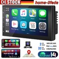 Autoradio 2+32G Android 14 Carplay GPS Navi RDS Bluetooth WIFI USB 10 Zoll 2 DIN