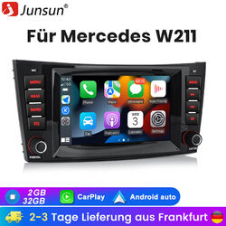 Carplay Autoradio Android13 GPS Nav WIFI DAB+ 32G Für Benz CLS E-Class W211 W219
