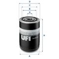 UFI (23.457.00) Ölfilter für CITROEN FIAT IVECO PEUGEOT