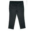 Toni Dress Damen Jeans 7/8 Hose stretch high Zip 46K XXL L30 used grau Gummibund