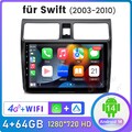 4+64G Für SUZUKI SWIFT III EZ MZ 2003-2010 Android 14 Autoradio GPS NAVI CarPlay