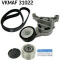 SKF VKMAF 31022 Keilrippenriemensatz für VW SEAT SKODA AUDI OCTAVIA SUPERB GOLF