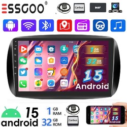 DAB+ Für Mercedes Benz Smart Forfour Fortwo 453 Android 15 Carplay Autoradio GPS