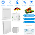 Wireless Lichtschalter Funkschalter Set Wasserdicht mit Empfänger Wandschalter