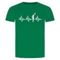 Herzschlag Cheerleader T-Shirt - Ekg Cheerleading Tanzen Dance Champion