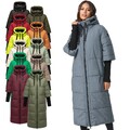 Navahoo Damen Winterjacke Steppjacke Winter Jacke lang warm Mantel Parker B988