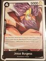 One Piece TCG Jesus Burgess Rare OP09-086 Englisch
