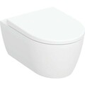 Geberit iCon Set Wand-WC mit WC-Sitz, spülrandlos, Tiefspüler, geschlossene