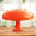 Pilz Tischlampe Orange LED Mushroom Lampe Tischleuchte Nachttischlampe mit Kabel