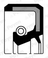 Wellendichtring Kurbelwelle PAYEN NJ252 für MITSUBISHI HYUNDAI PICANTO KIA i10 1