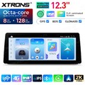 12.3" Autoradio Android 13 Qualcomm 680 8-Kern 8G+128G GPS 2K HD für BMW E90 E91