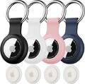 Airtag Anhänger 4Er Pack Air Tag Schlüsselanhänger Halter Hülle Tracker Leicht