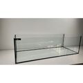 Aquarium 80x40x30  6 mm  96 l schwarz Aquarien Becken rechteckig Glasbecken Glas