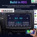 DAB+ Android 14 32G Carplay Autoradio RDS Kam Für VW GOLF 5 Tiguan Touran Caddy
