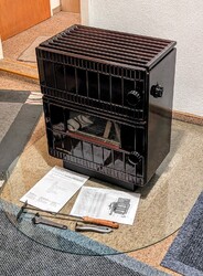 Haas + Sohn Dauerbrandofen Holzofen Zimmerofen Bernau 130.12 inkl. Glasplatte