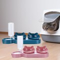 Wasser- und Futternapf-Set für kleine oder mittelgroße Hunde, Katzen, Welpen