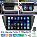 6+128G 8-Core Android 14 Für Skoda Fabia 3 III 2014-2021 NAVI Autoradio CarPlay