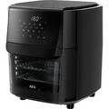 AEG Heissluftfritteuse XXL 12L Airfryer mit Dörr- & Drehspiessfunktion AAF12B