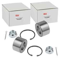 2X NTY RADLAGER-SATZ VORNE PASSEND FÜR DAIHATSU COPEN CUORE SIRION TREVIS