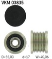 SKF Vkm03835 Generatorfreilauf Riemenscheibe Lichtmaschine für Mercedes 2006 -