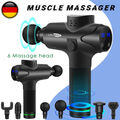 Electric Massage Gun LCD Massagepistole Massager Muscle Massagegerät mit 6 Köpfe