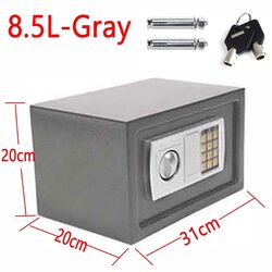4-16L Elektronisch Safe Tresor mit Zahlencode Möbeltresor Wandtresor Geldschrank