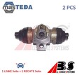 62833X RADBREMSZYLINDER TROMMELBREMSE HINTEN ABS 2PCS FÜR VW TRANSPORTER IV