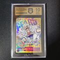 One Piece Monkey D. Luffy OP-05 119 SEC Alternate Art JP BGS 10 graded