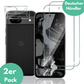 2X Schutzglas für Google Pixel 8A (Display + Kamera) Panzerfolie Hartglas 9H ✅