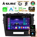 64G Android 14 Autoradio Carplay Navi Kam für Suzuki Vitara LY 2015-2024 DAB+