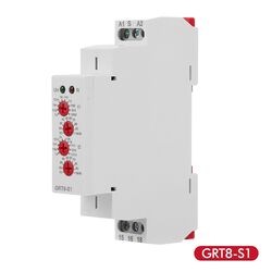 GRT8-S1 Mini Asymmetrischer Zyklus-Timer Ein/Aus Wiederholungszyklus Zeitrelais