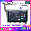 4+64GB 8Kern Android 13 Autoradio Für VW Golf VII MK7 Carplay GPS WIFI 4G DAB+