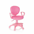 hjh OFFICE Kinderstuhl Schreibtischstuhl KID COLOUR Stoff pink
