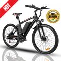 26 Zoll Mountainbike Elektrofahrrad 250W E Bike 21-Gänge Stadt Pedelec eBike