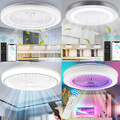 80W Deckenventilator LED Deckenlampe Schlafzimmer mit Beleuchtung Fernbedienung
