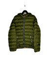 Colmar Herren-Steppjacke mit durchgehendem Reißverschluss und Kapuze, Grün